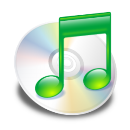 iTunes 7 Green Icon 256x256 png